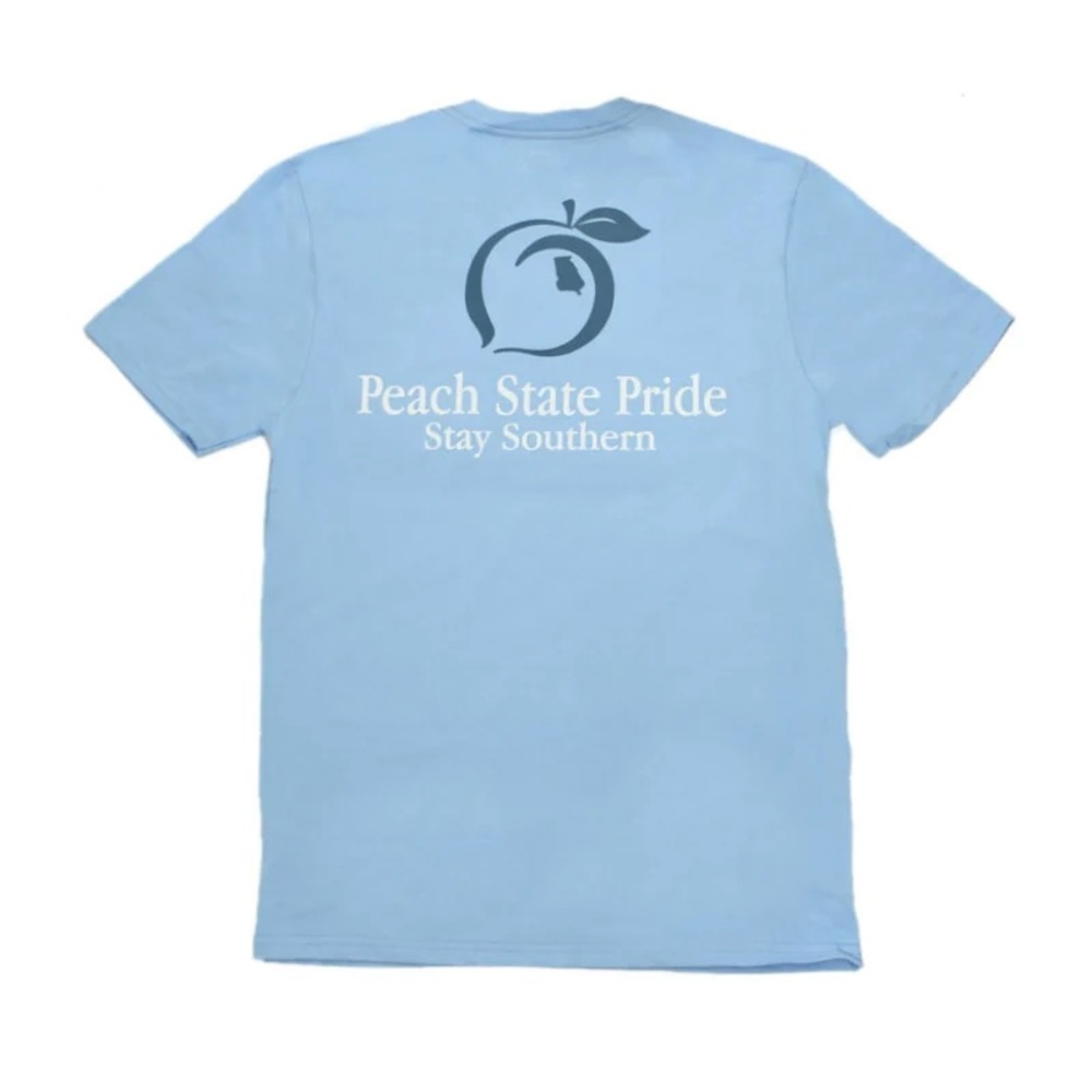 BOYS PEACH STATE PRIDE CLASSIC STAY SOUTHERN SHORT SLEEVE T-SHIRT•SIZE SMALL